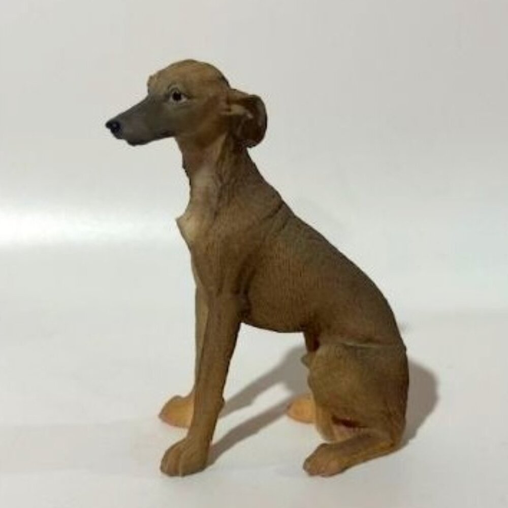 W.U.I Small Greyhound Figurine, Knickknack, Cake Topper